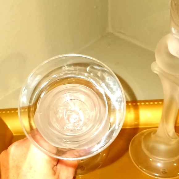 Faberge Kissing Doves Frosted Candlesticks - Picture 5 of 11